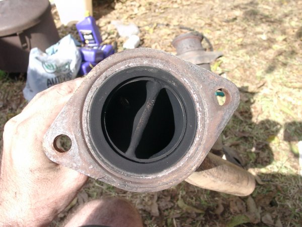 Modified y-pipe