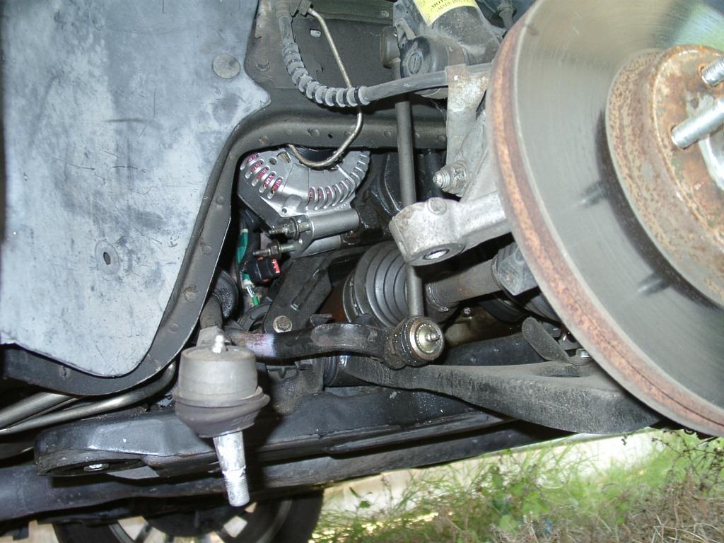 Remove alternator 1997 ford taurus