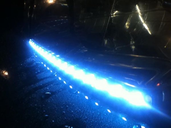 Added LED strip to the Headlights